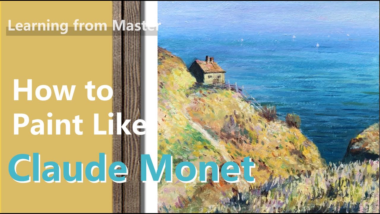 How to Paint Like Claude Monet | Impressionist Landscape | Seascape