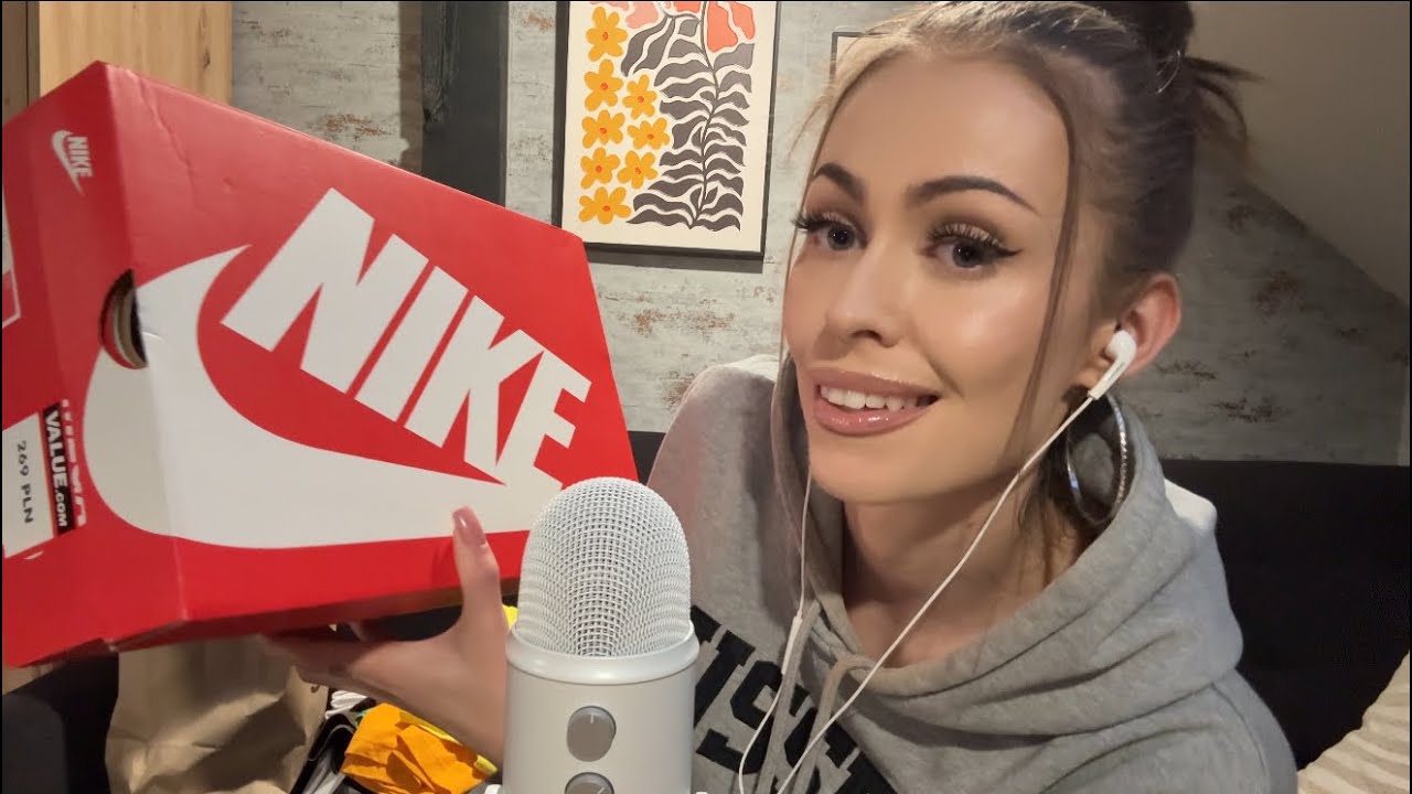 ASMR HAUL ZAKUPOWY • Ubrania, Perfumy, Akcesoria do paznokci 