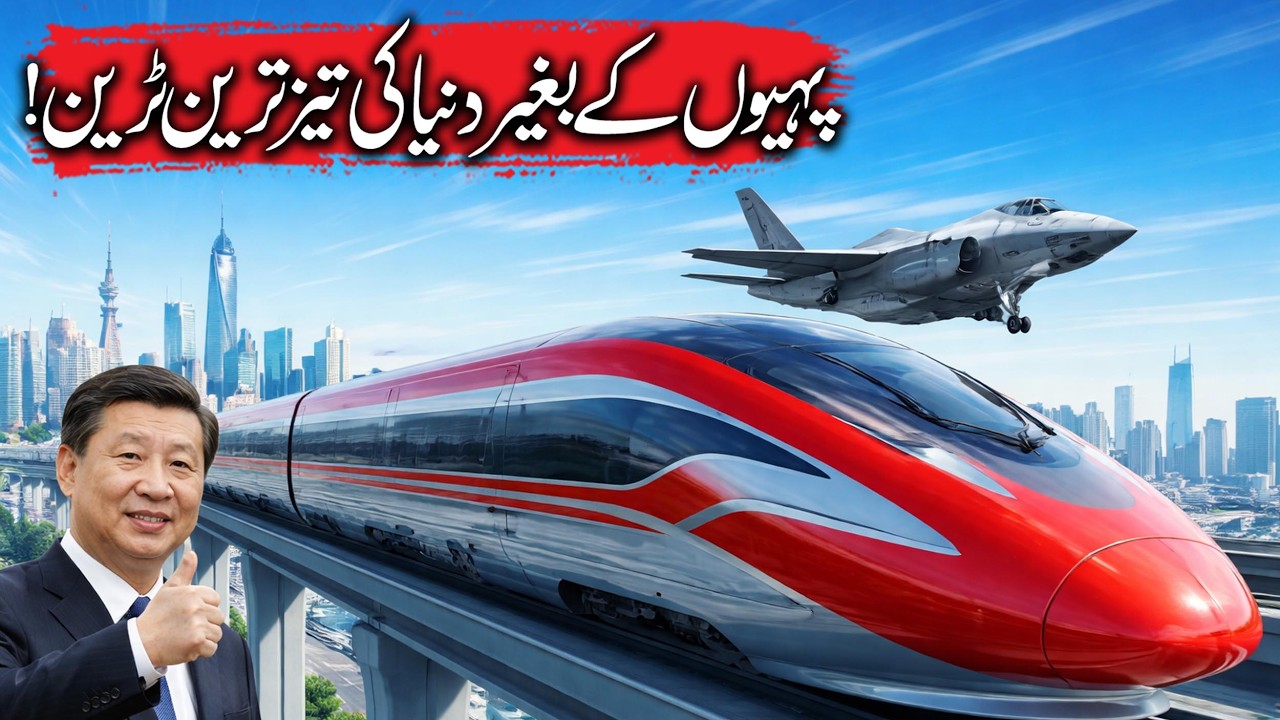 China’s Maglev Train Shocks the World | 700 km/h Ground Speed Explained | Urdu24 #urdu24