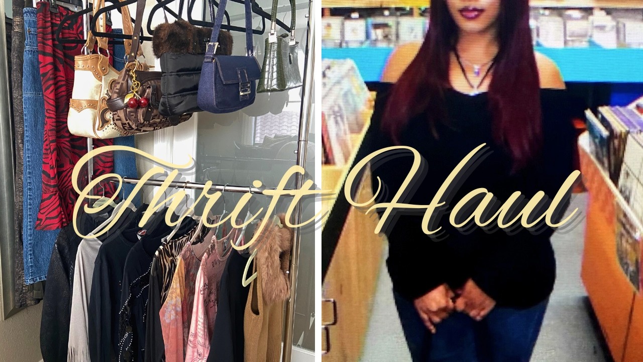 thrift haul / styling my thrifted pieces ♡