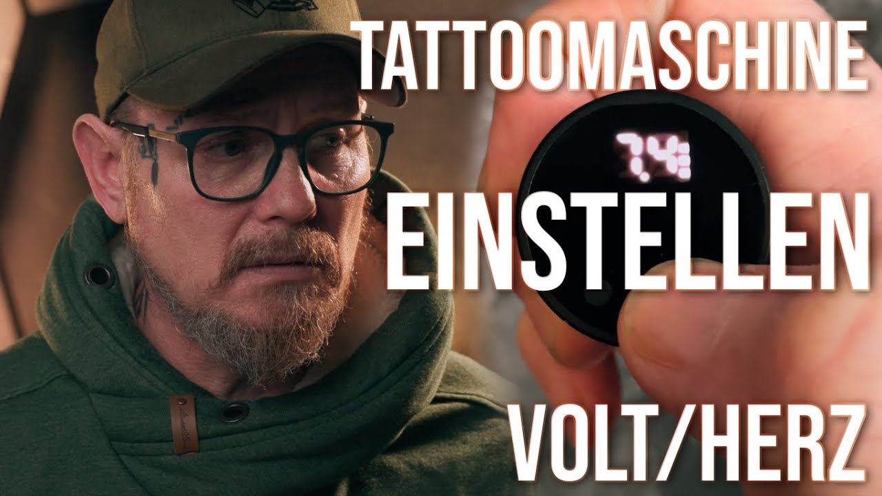 Maschine einstellen, für Linien, Schattieren ... so gehts.