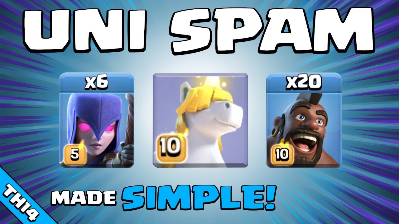 EASY TO USE Town Hall 14 SPAM ATTACK!!! TH14 Attack Strategy | Clash of Clans