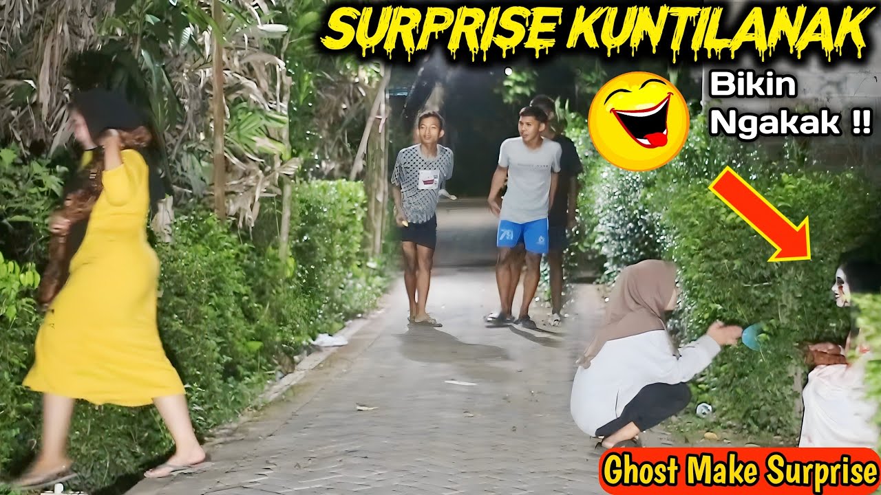 Surprise Kuntilanak 🤣 Kompilasi Prank Kuntilanak Paling Bikin Ngakak || Ghost Surprise