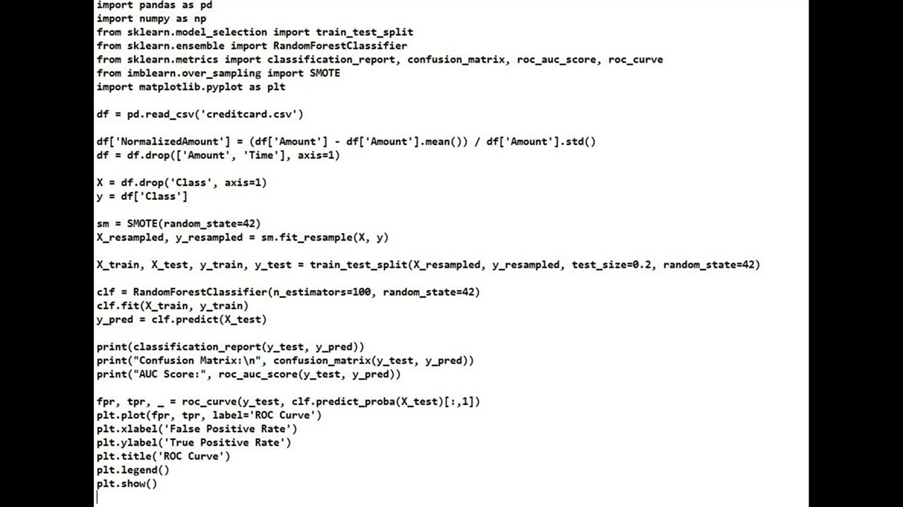 Credit Card Fraud Detection Using Python | Machine Learning Tutorial with Real Dataset (Kaggle)
