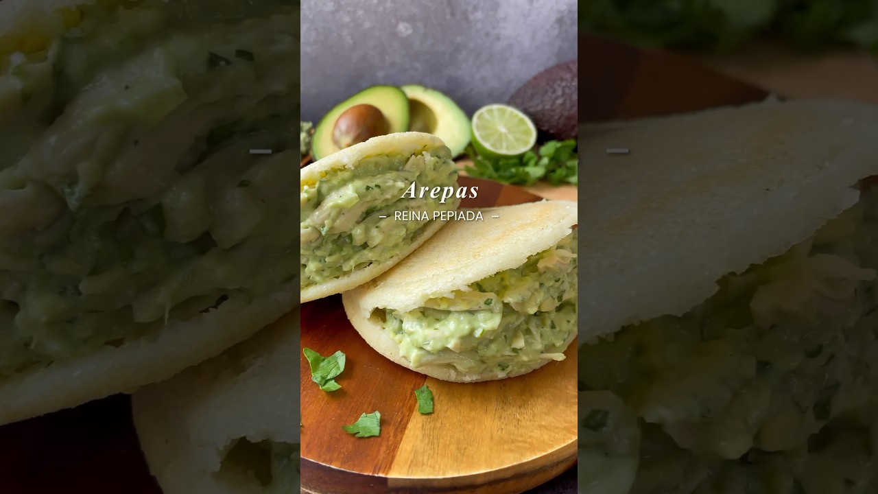 Receta Arepa Reina Pepiada | Gourmet #Gourmet #GourmetChile #Arepa #ReinaPepiada