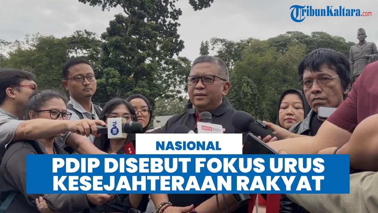 Saat Partai Lain Bahas Dukung Prabowo di 2029, Hasto Tegaskan PDIP Prioritaskan Urus Rakyat