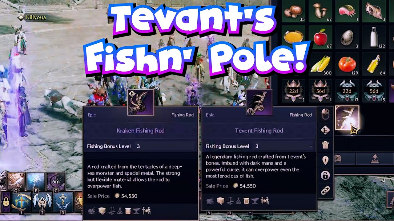 Defeating Tevent, the Arch Boss, and Getting Tevent''s Fishing Pole Drop in Throne & Liberty!