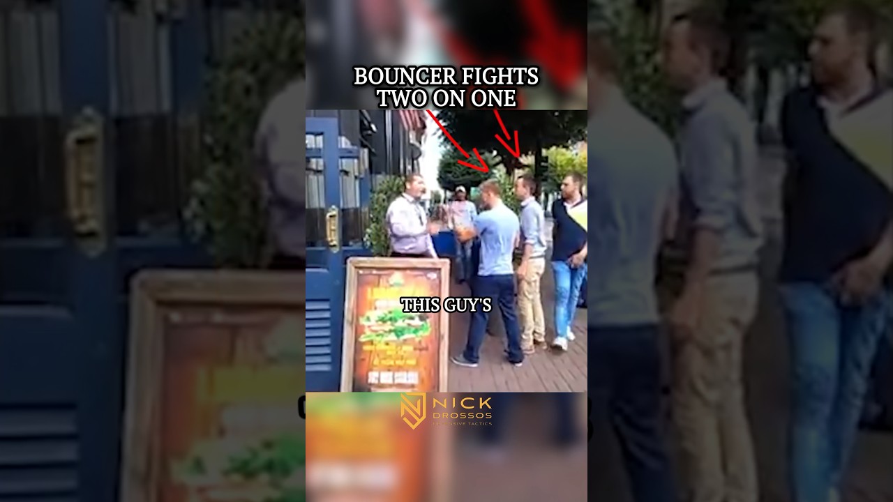Bouncer Fights 2 Guys || Fight Analysis