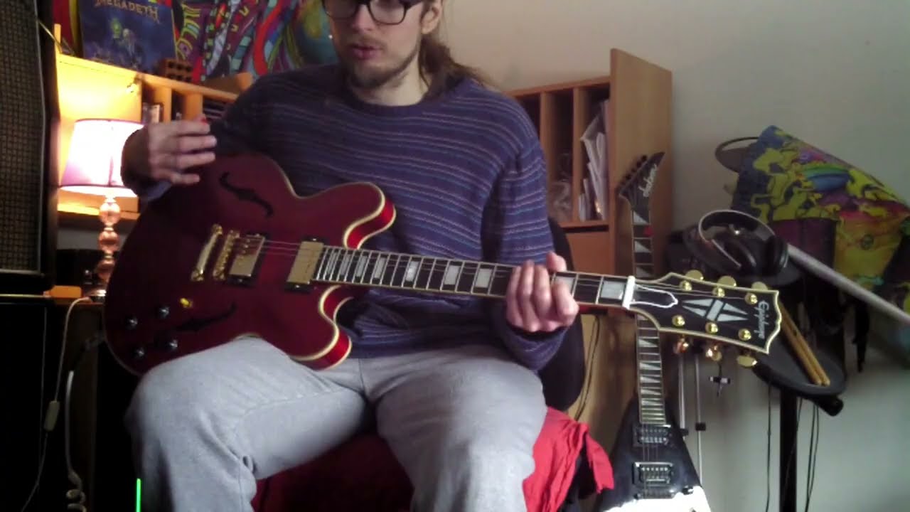 I Finally Decided The Humbuckers To My ES- 355 (Room Sound)