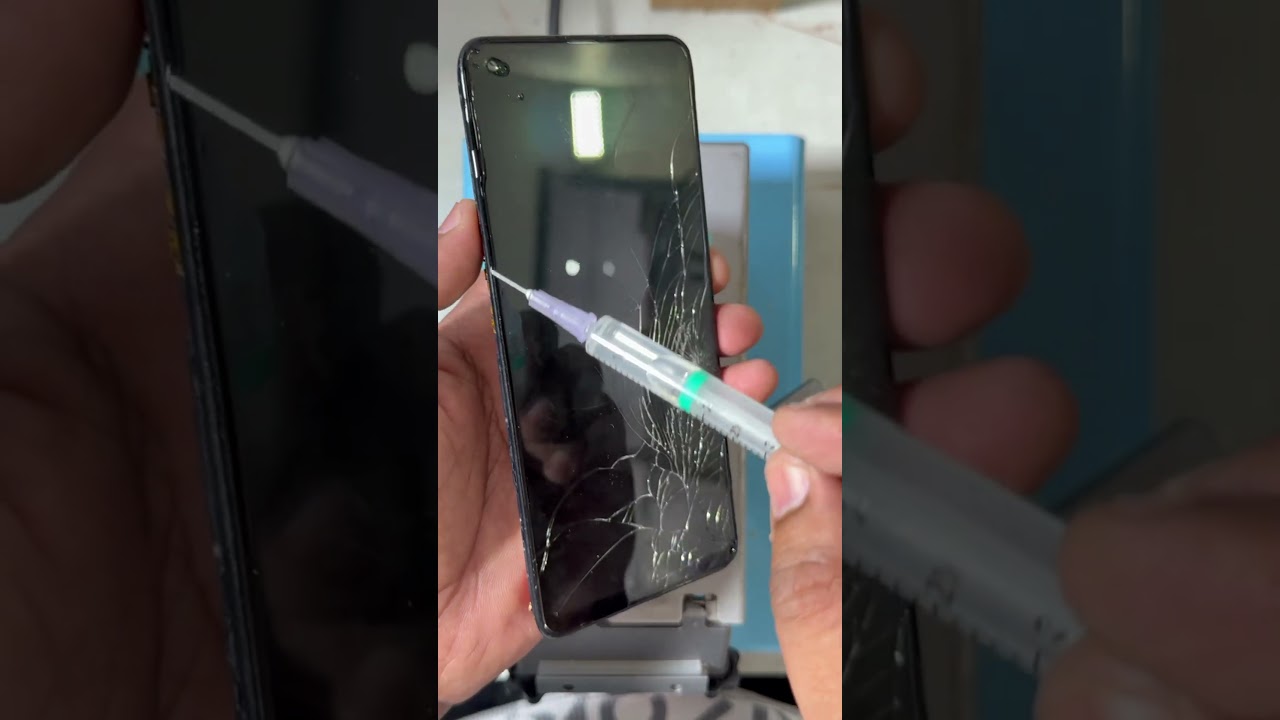 Realme x7 5g display glass change