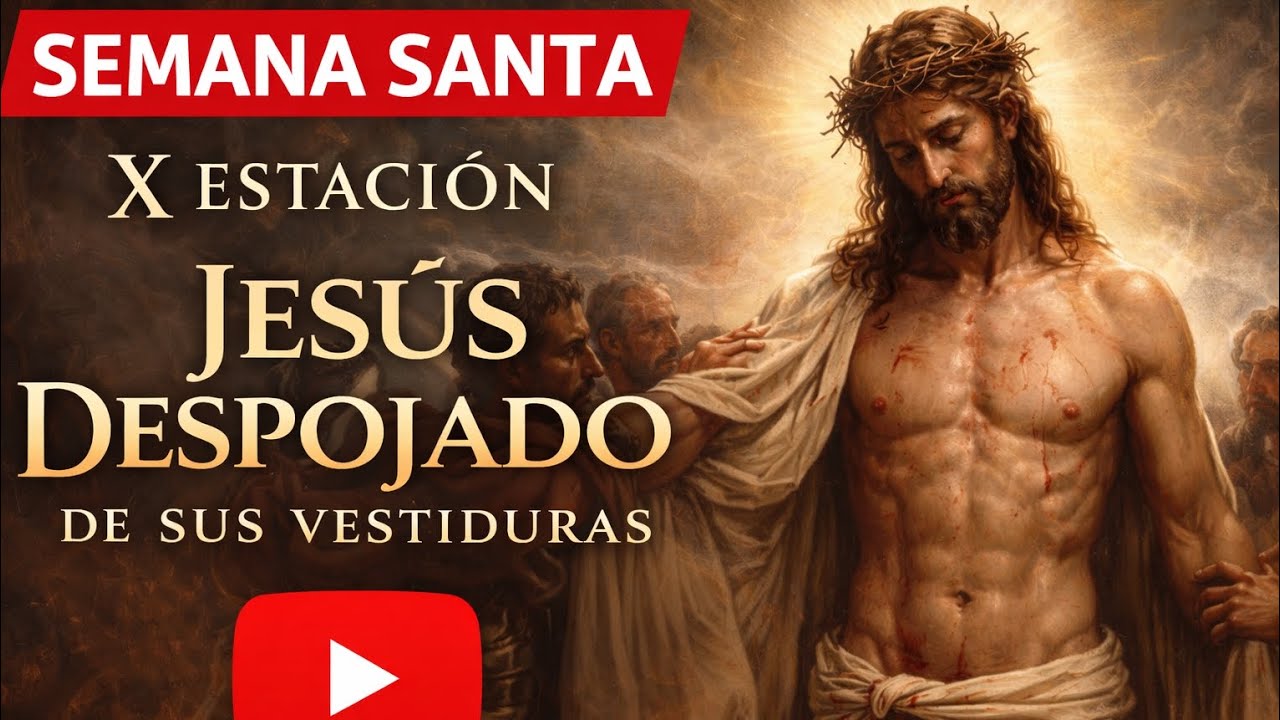 X ESTACIÓN JESÚS ES DESPOJADO DE SUS VESTIDURAS