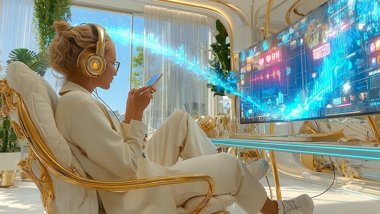 A Utopian Tomorrow &ndash; Luxury Sci-Fi City Ambient Music | 4K Relaxing Future World