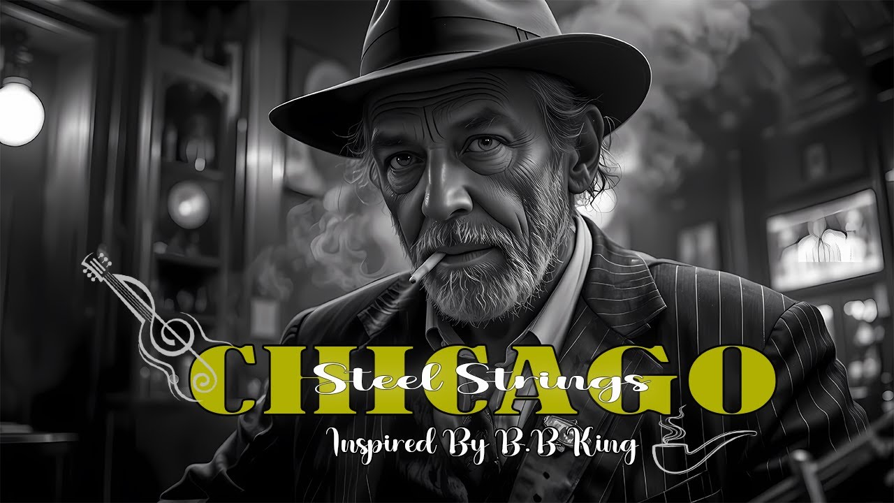 Late Night Bar Whiskey Blues – Chicago Streets Vibe | Steel Strings Chicago