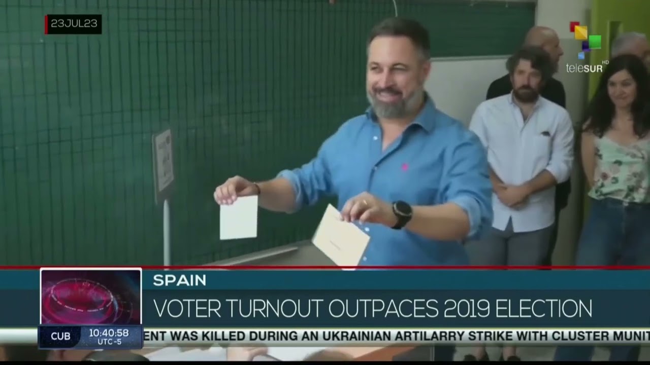Voter turnout rises 2.4 points higher than in 2019 in Spanish elections