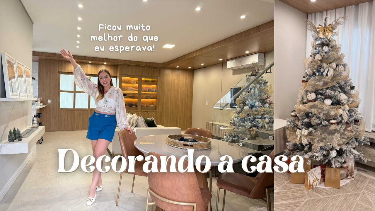DECORAÇÃO DE NATAL 2024 🎄 DECORANDO A CASA E ÁRVORE