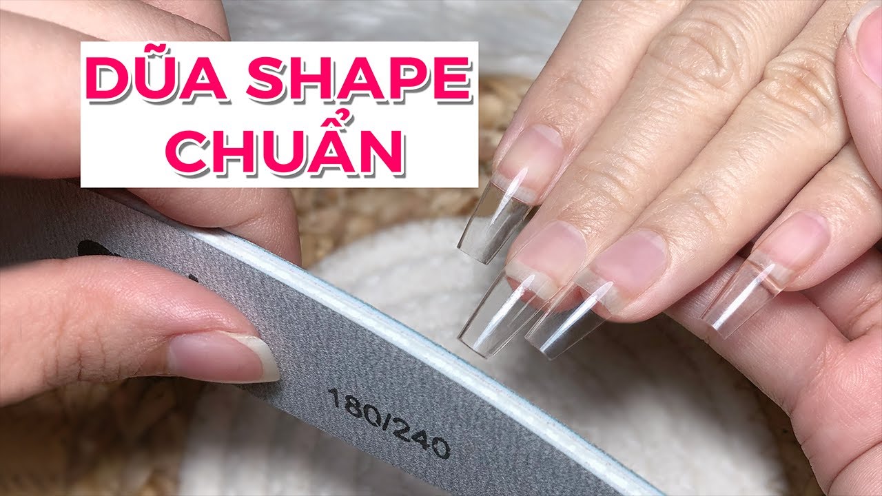 Cách Dũa Shape Chuẩn Đẹp Thợ Nail Cần BIết - ANALIA Nails