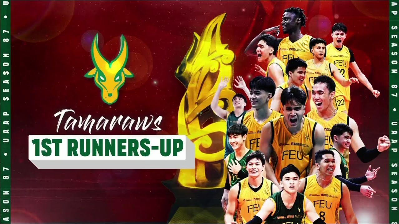 FEU Tamaraws TAKE HOME THE SILVER MEDAL | UAAP SEASON 87 MEN&rsquo;S VOLLEYBALL