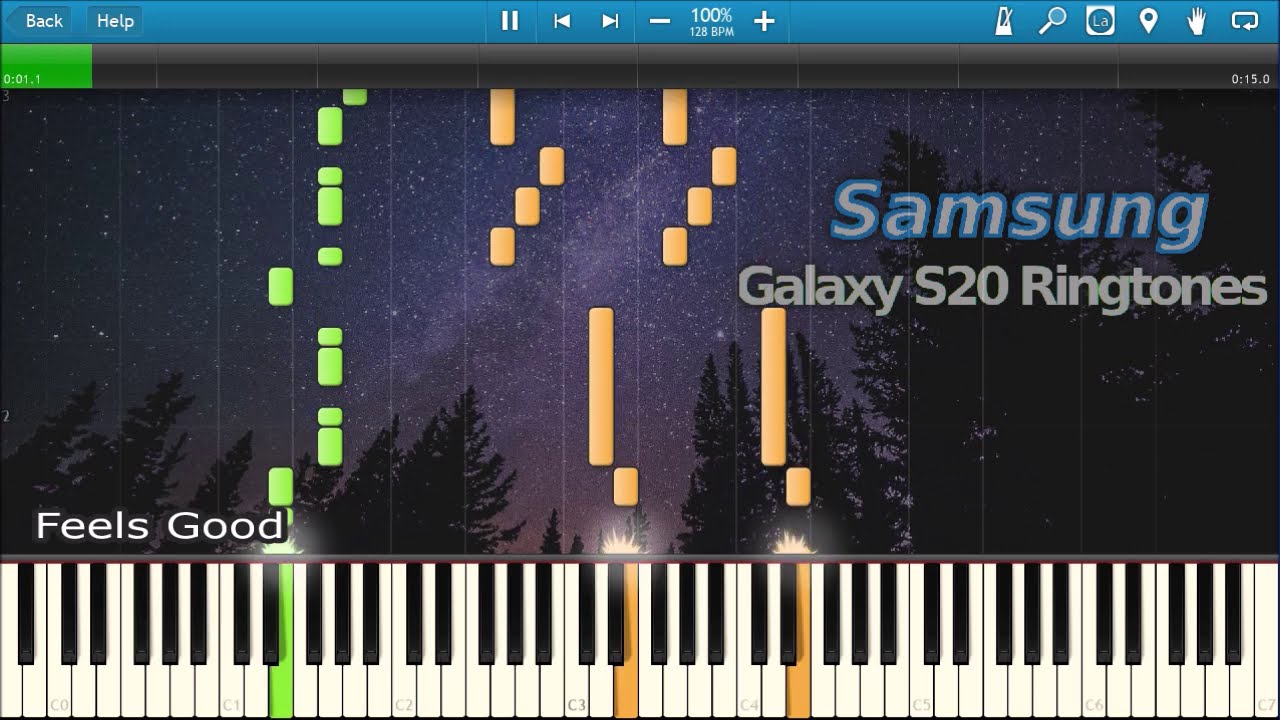 SAMSUNG GALAXY S20 RINGTONES IN SYNTHESIA