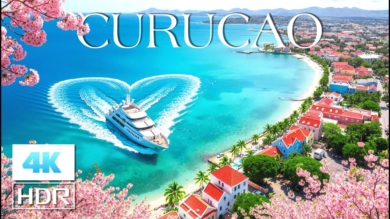 CURAÇAO 4K Travel Film 🇨🇼 | Hidden Paradise, Tropical Beaches, Turquoise Water & Deep House