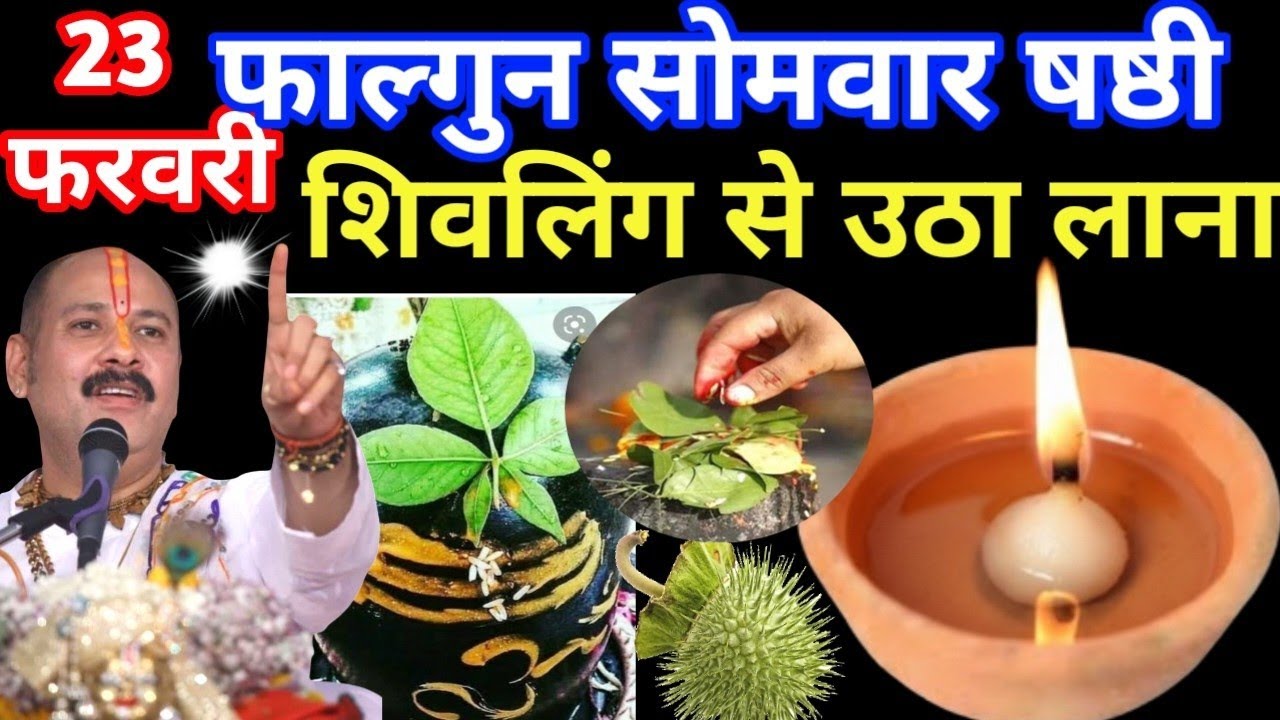 23 फरवरी फाल्गुन सोमवार षष्टी के दिन शिवलिंग से चुपचाप उठा लाना ये गुप्त चीज || Pradeep Ji Mishra 