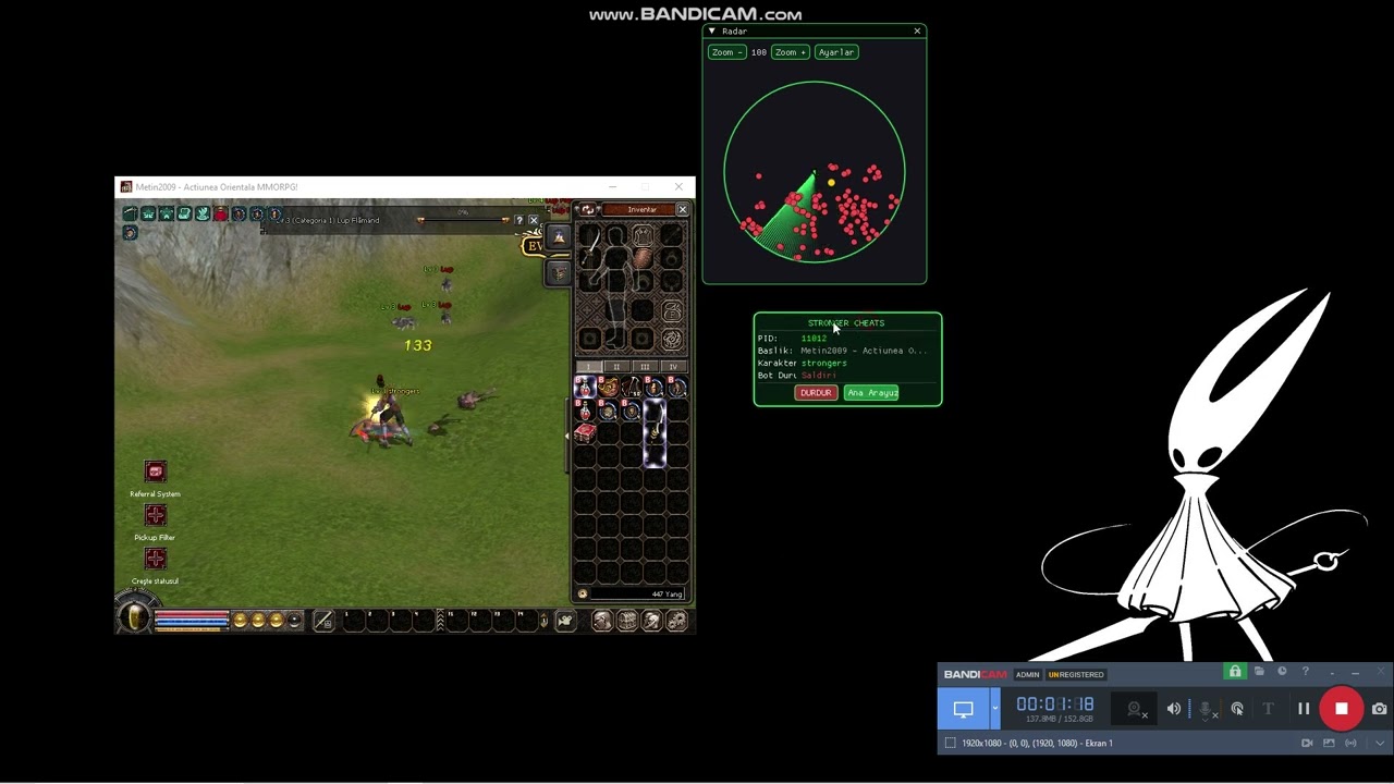 STRONGER CHEATS | Metin2009 | Farmbot Bot | Damage | Undetected | discord.gg/strongertr