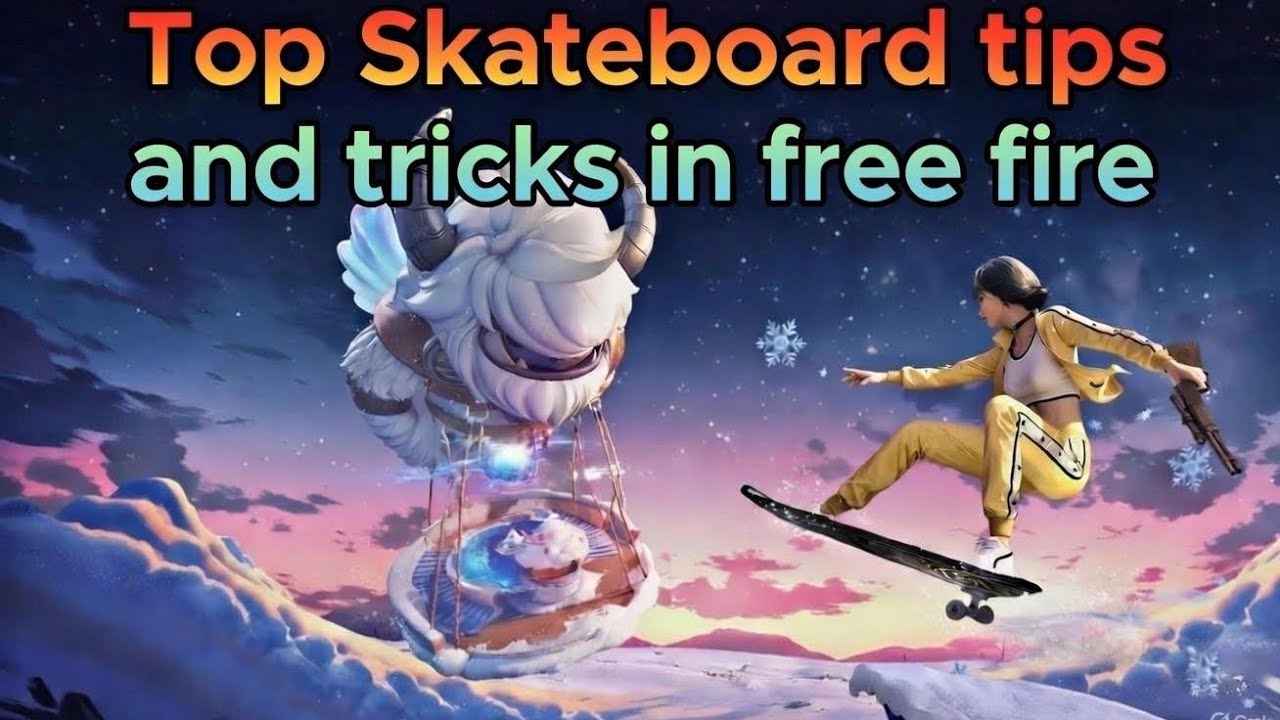 Top skateboard tricks to push your rank in free fire [NO FRIENDS NEEDED NO GLOO NEEDED]  #Freefire 