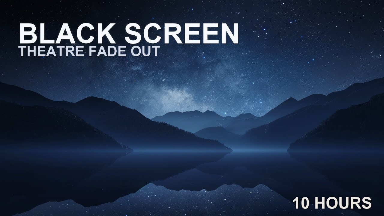 Pitch Black Screen Sleep Music (10H) • Overnight Drift | Deep Insomnia Relief