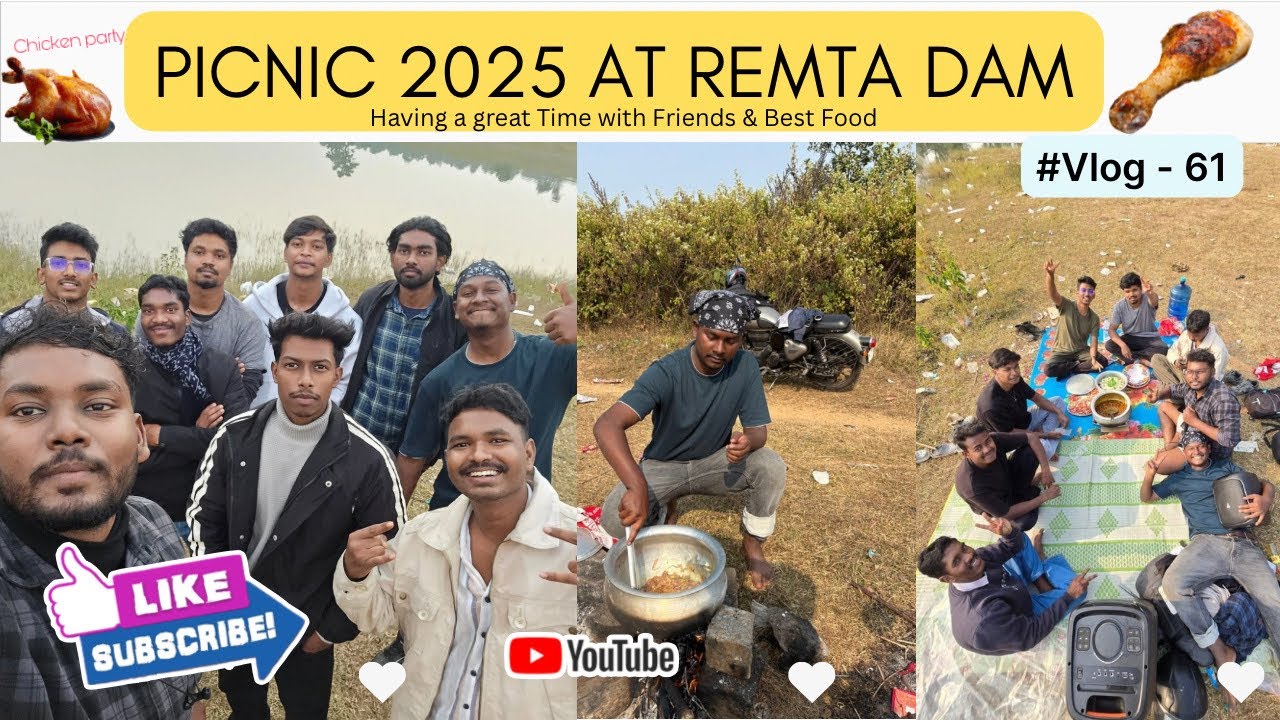 MASTI, KHANA AUR REMTA DAM KA NAZARA / RANCHI / #vlog61 #picnic2025 