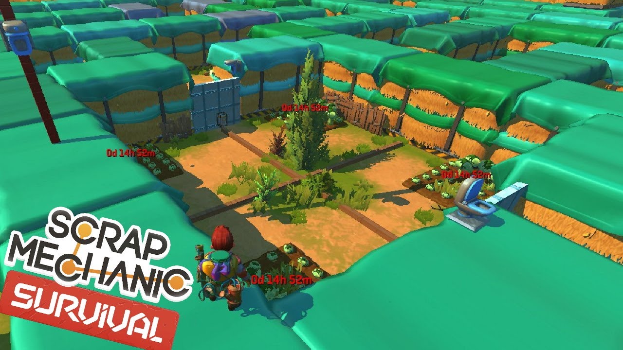 Why you should probably build your farm HERE! Scrap Mechanic Survival