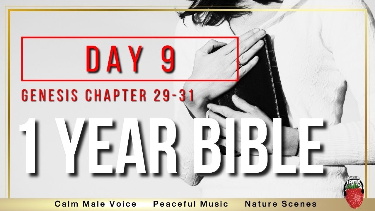 Day 9 | NIV Genesis 29 - 31 | 1 Year Bible Reading Plan | Peaceful Scripture Audio Bible