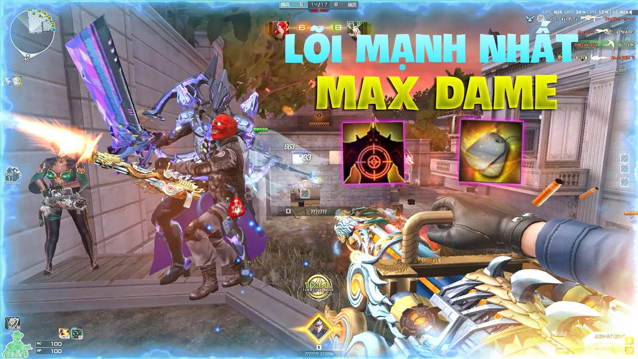 Lõi Nâng Cấp Max Dame Mạnh Nhất Zombie - Rùa Ngáo