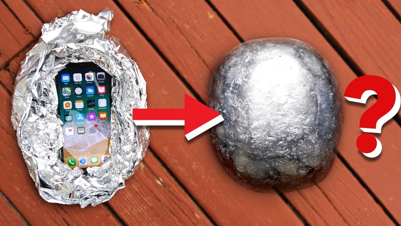 iPhone X Inside Polished Foil Ball? What Will Happen?!