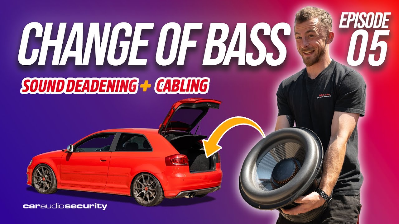 NEW SUB & AMP for Project Audi S3 + Sound Deadening and more Cabling | Car Audio & Security