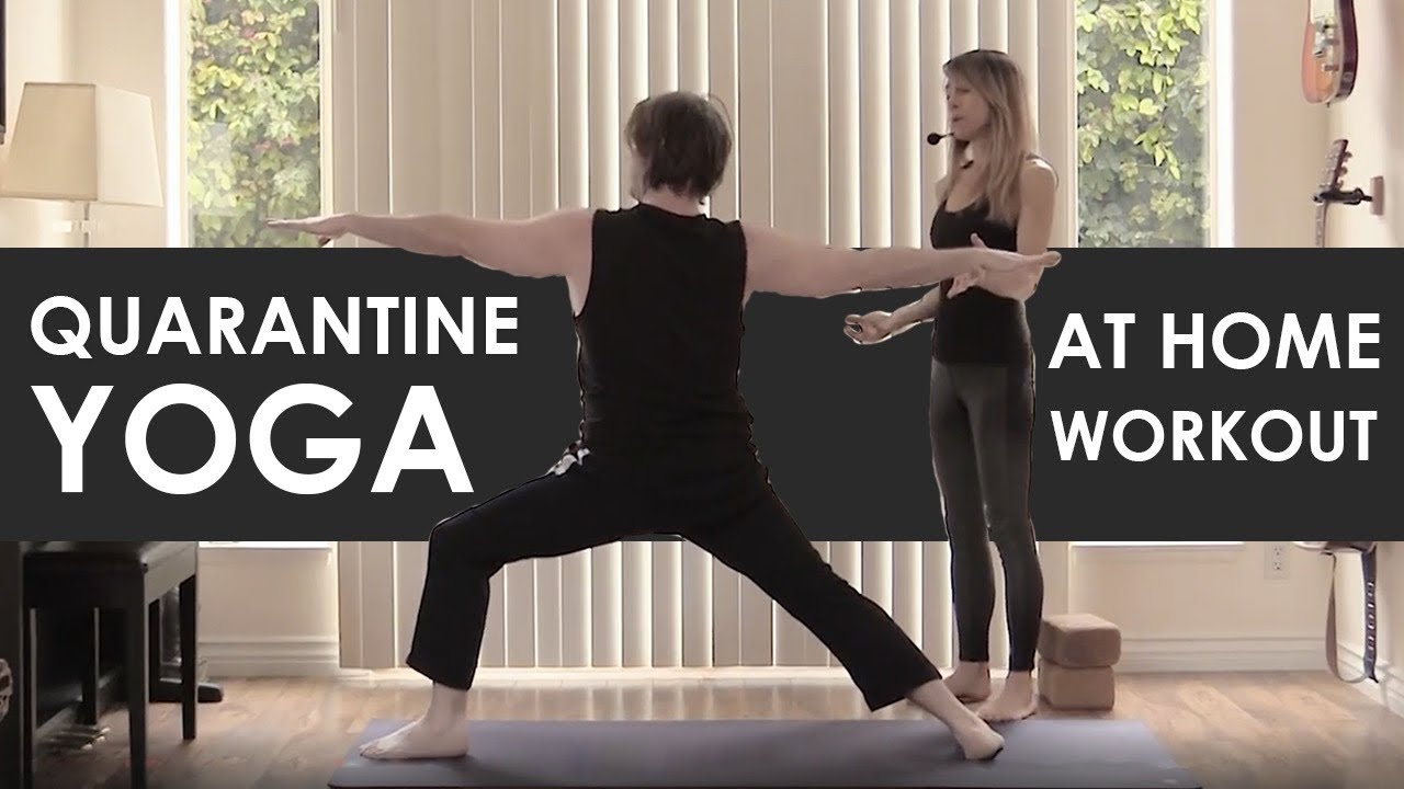 Quarantine Yoga Workout 🏠 Power Yoga at Home Flow