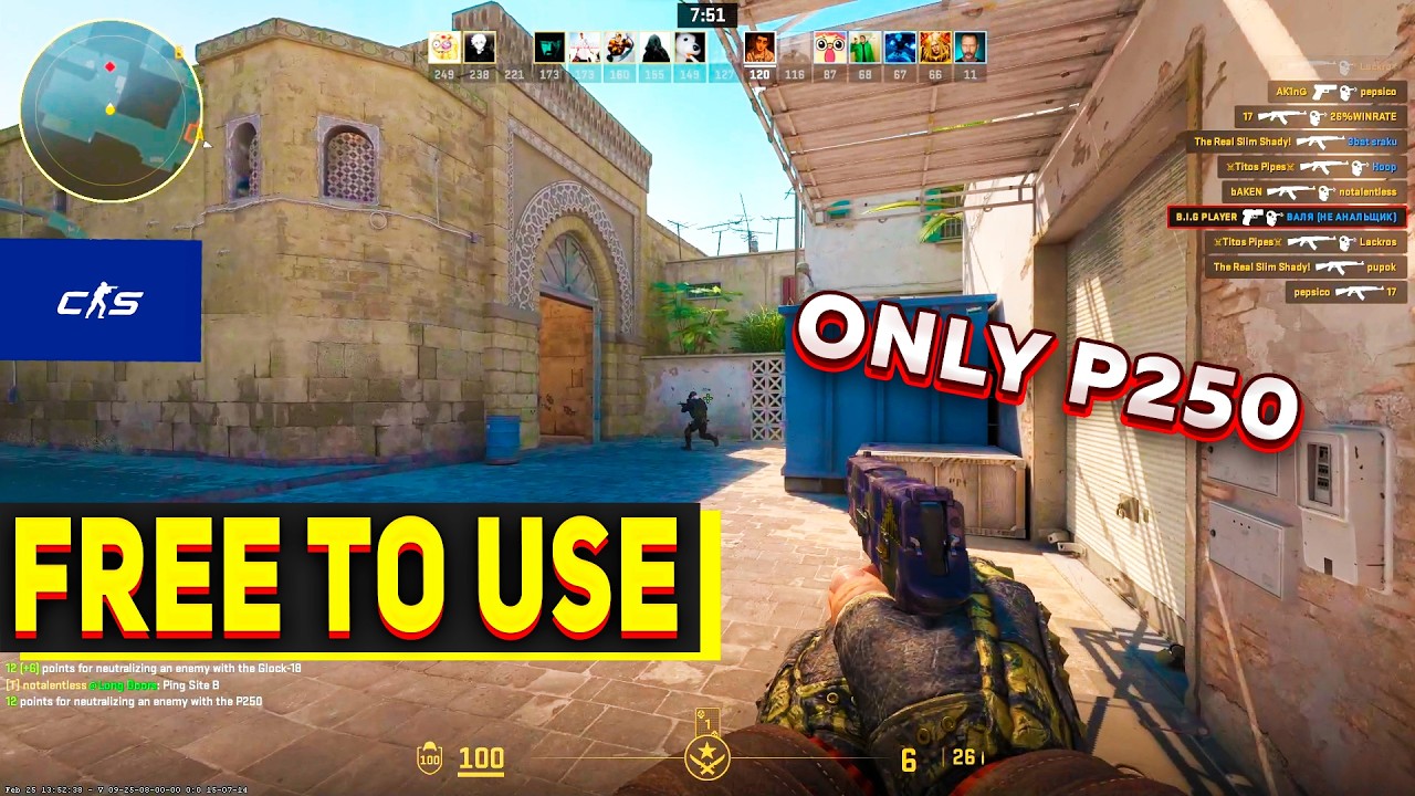 COUNTER STRIKE 2 No Copyright Gameplay – Free To Use Background Footage (No Commentary)