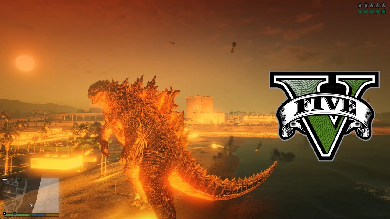GTA 5 Godzilla script mod by JulioNIB