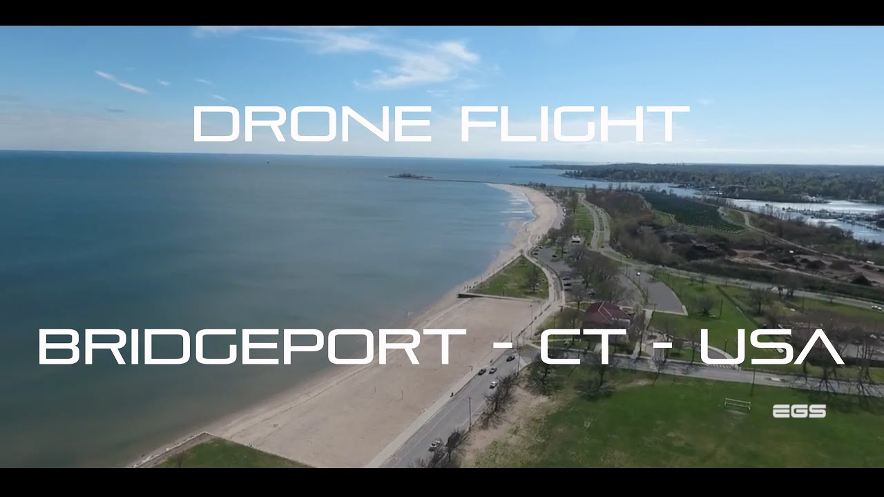 DRONE FLIGHT over Bridgeport - CT - USA