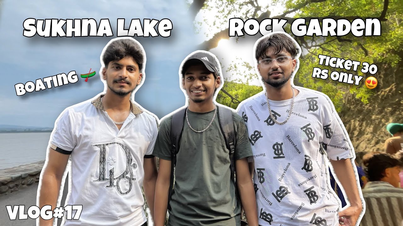 Sukhna lake OR Rock garden | Which is best tourist place in chandigarh #harrytanda #chandigarh