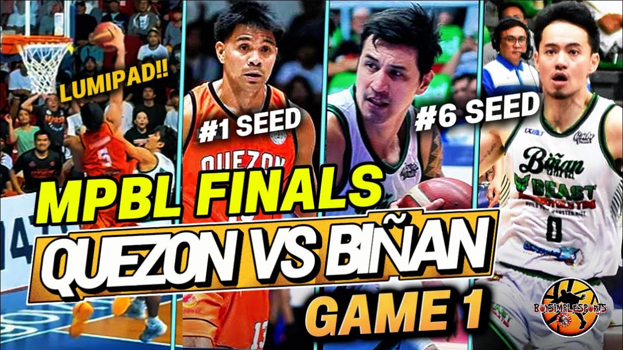 GAME1 DOWN TO THE WIRE.QUEZON VS BIÑAN | MPBL FINALS SOUTH DIVISION 2025 GAME HIGHLIGHTS 