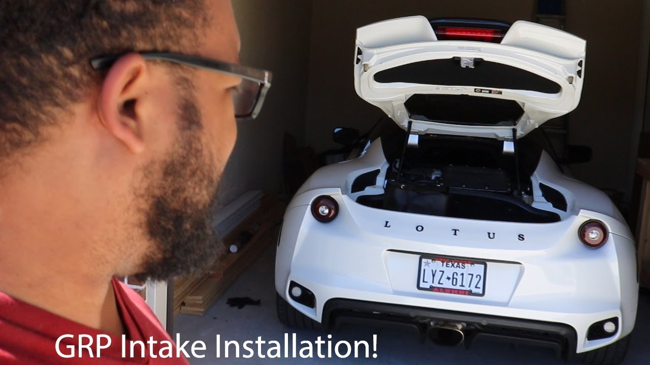 New GRP Intake TRANSFORMED my Lotus Evora 400!!
