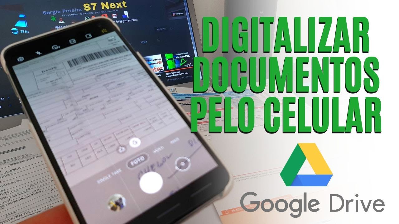 Como digitalizar qualquer documento direto no celular.