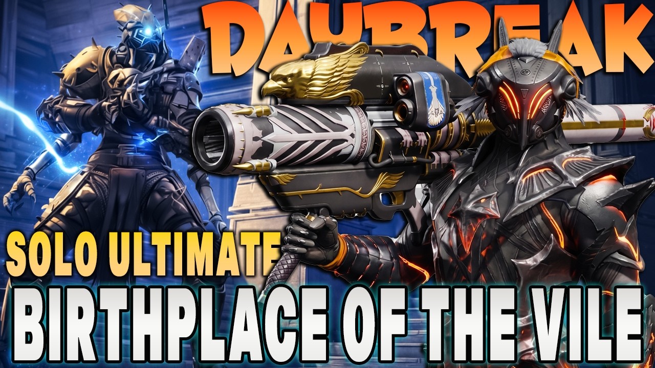 SOLAR Warlock Dawn Chorus Build! Solo Flawless Ultimate Birthplace of the Vile | Destiny 2 Renegades