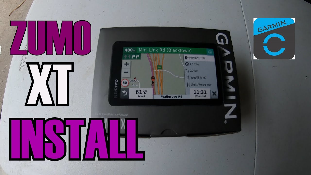 GARMIN ZUMO XT on a DR650