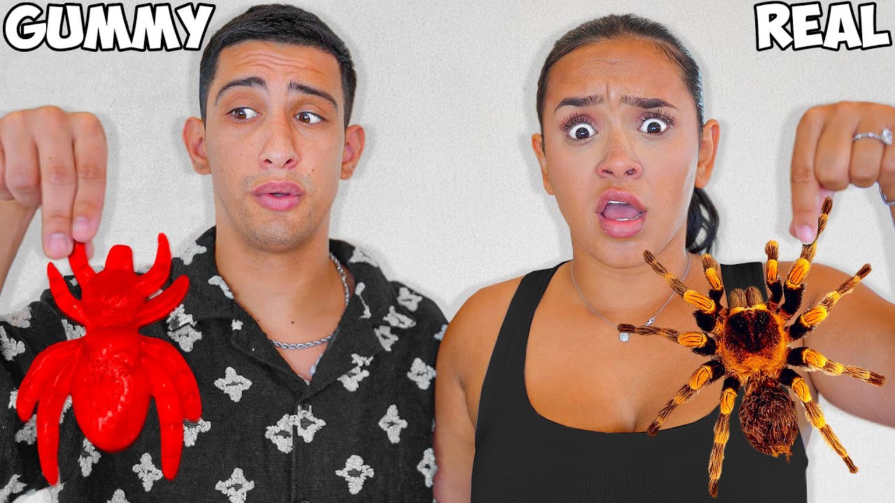 Челлендж: жевательная еда против настоящей еды!