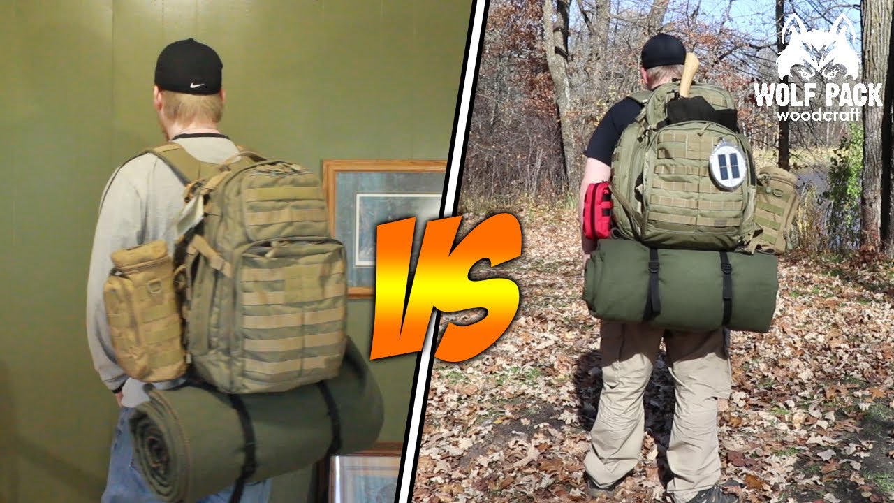 5:11 Tactical Rush 24 Vs Rush 72 Backpacks