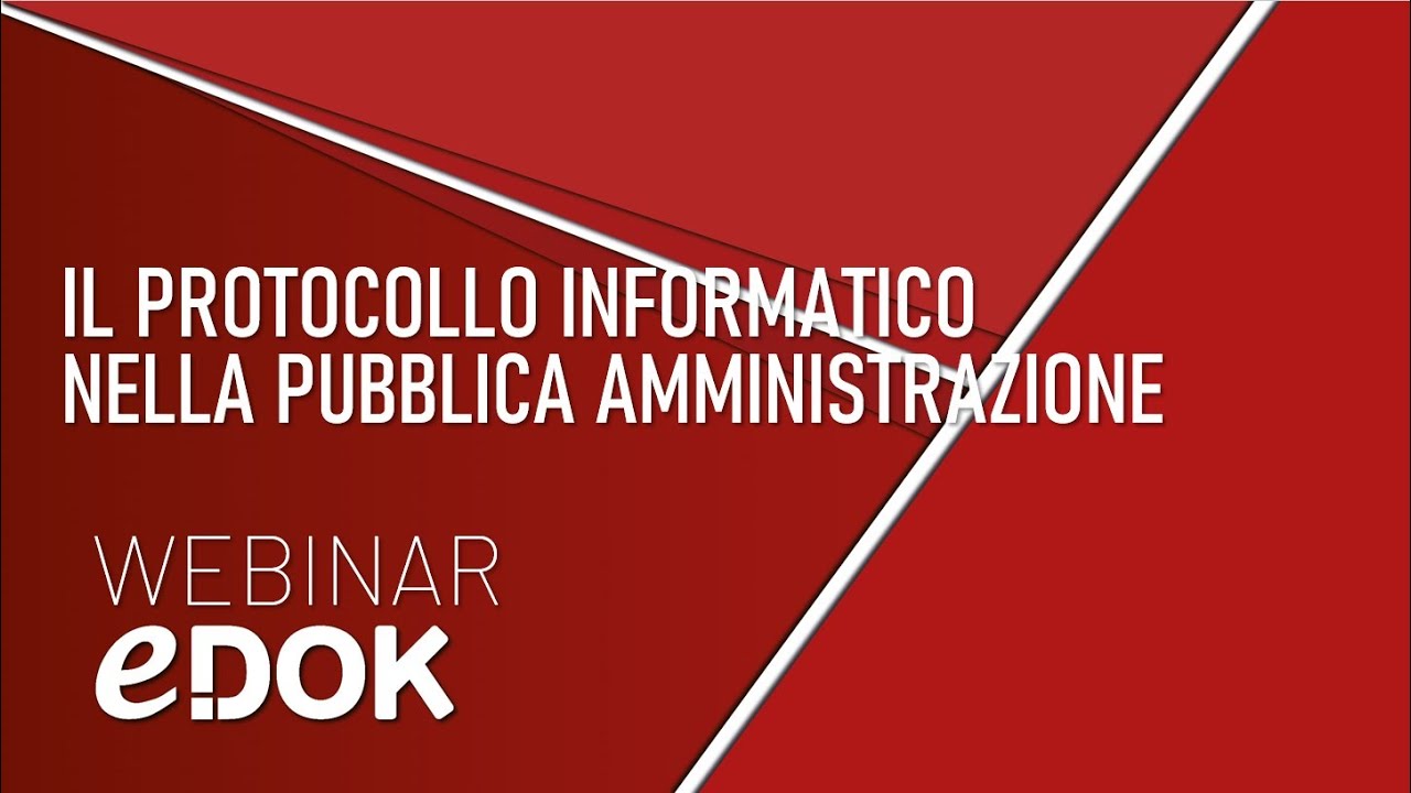 Il protocollo informatico nella Pubblica Amministrazione