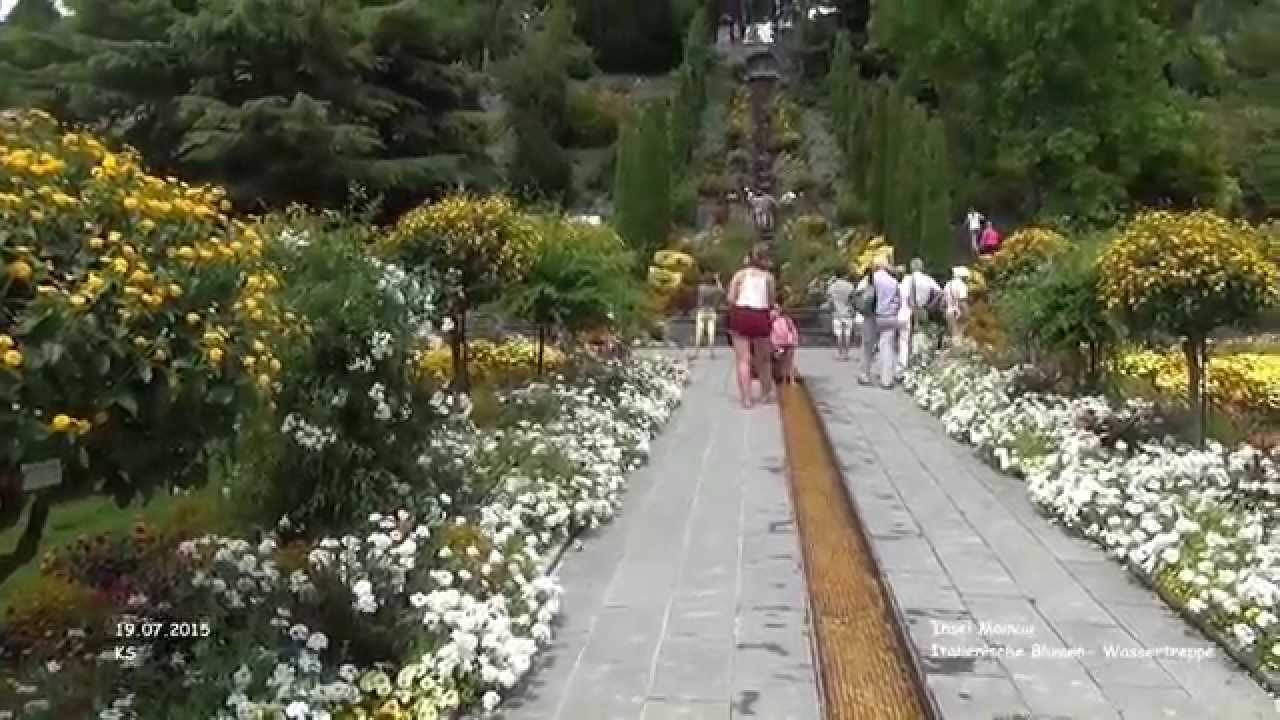 Italienische Blumen- Wassertreppe - Insel Mainau