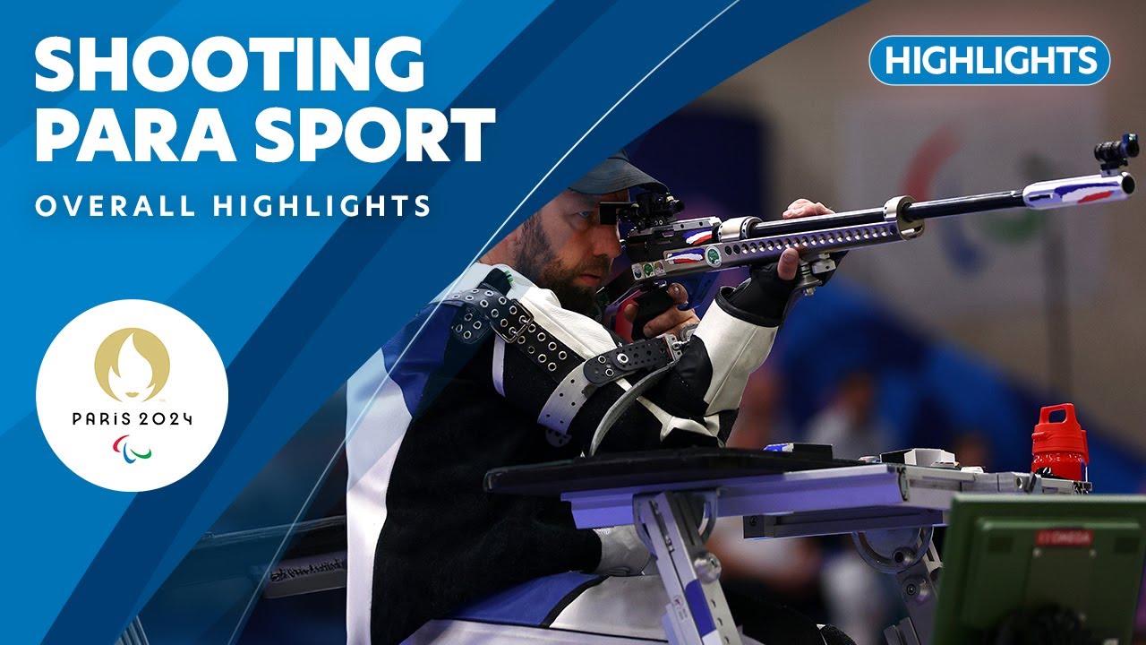 Shooting Para Sport Highlights | Paris 2024 Paralympic Games ❤️💙💚