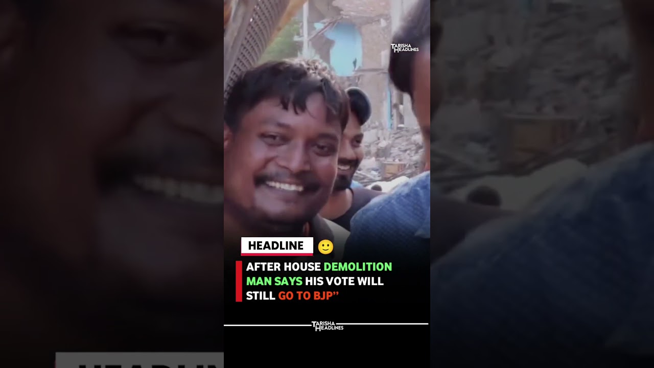 🚨 Man Says He Will Still Vote for BJP Despite House Demolition | Viral Video