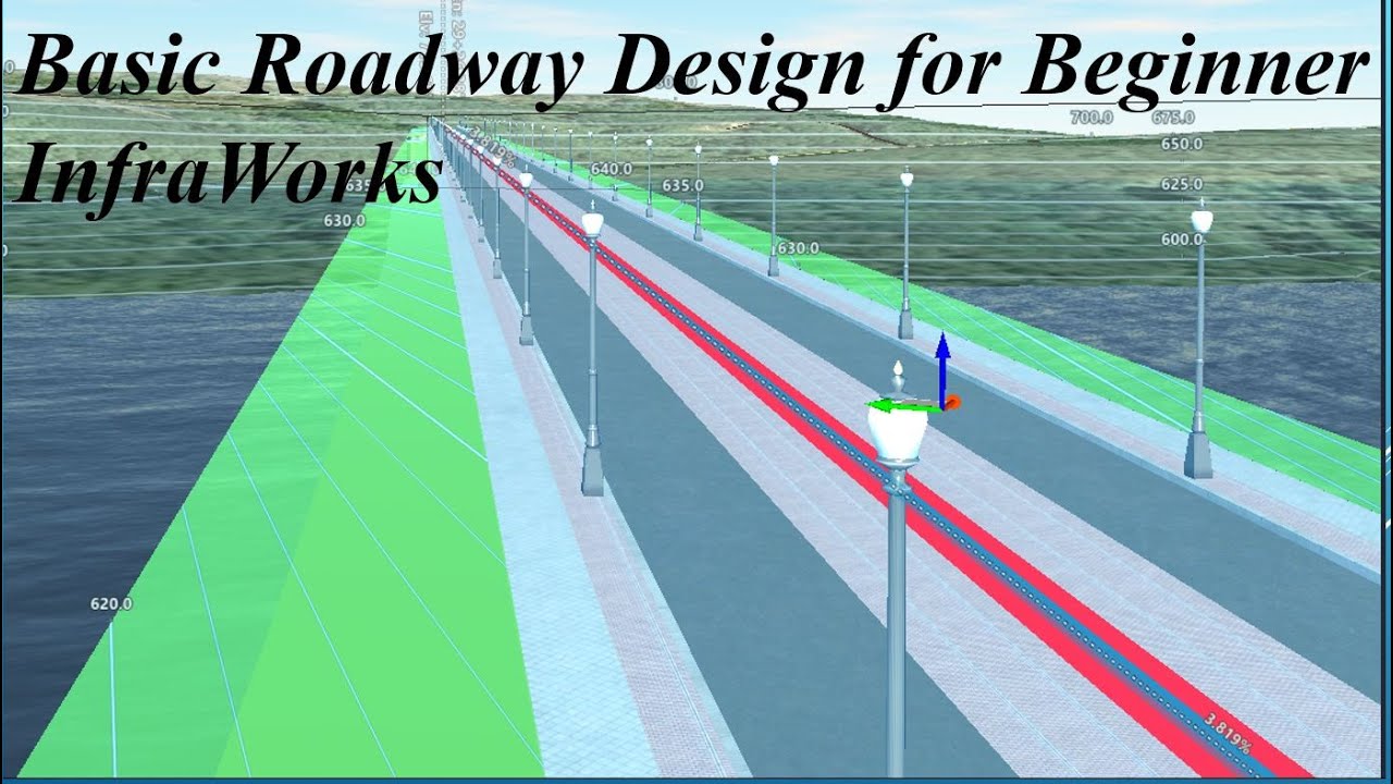 Basic Roadway Design for Beginner InfraWorks